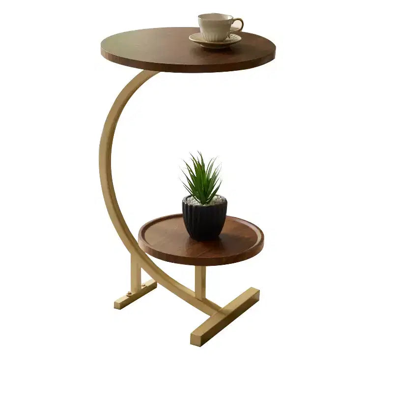Table d'appoint ovale moderne, table d'appoint en faux marbre à deux étagères, petite table d'appoint pour le salon ou la chambre à coucher
