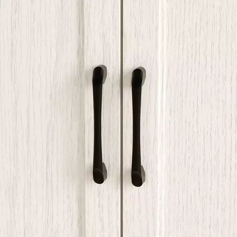 Meuble de Rangement/Buffet de Cuisine Effet Bois avec Dispositif Anti-Basculement, 3 Tiroirs + 2 Portes pour Cuisine ou Salon