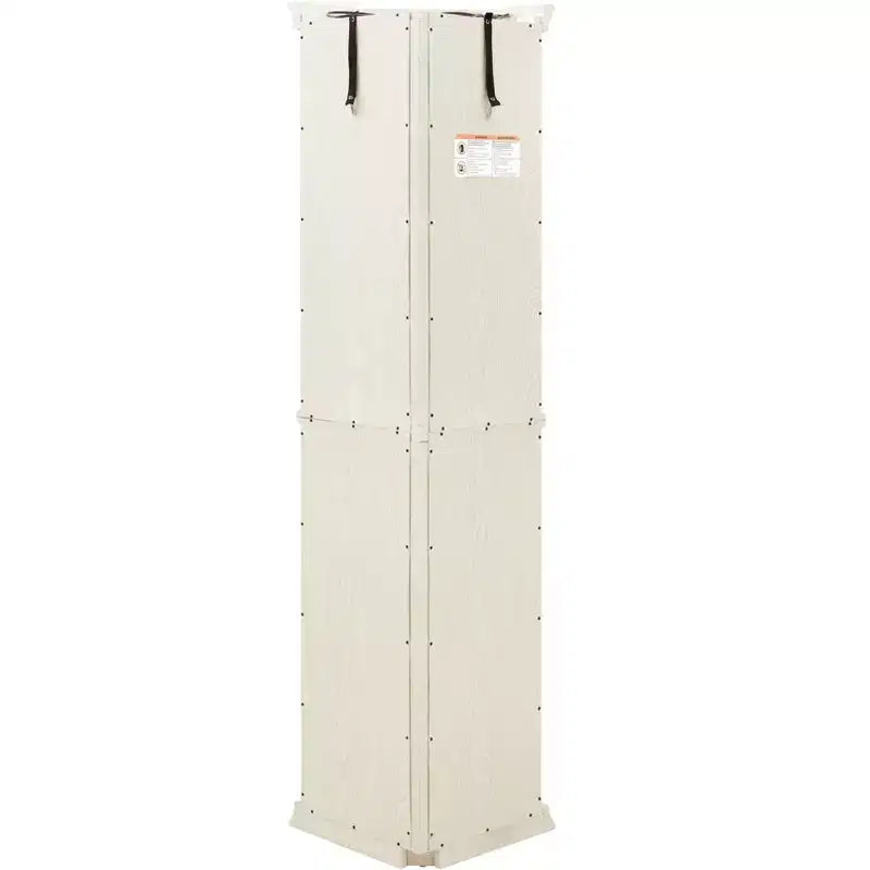 Meuble d'angle de salon MDF+Verre trempé, Étagères réglables, Gain de place