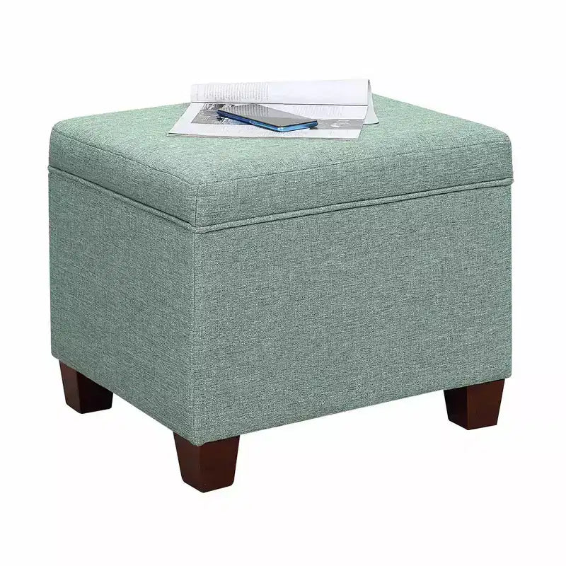 Pouf de rangement avec siège rembourré
