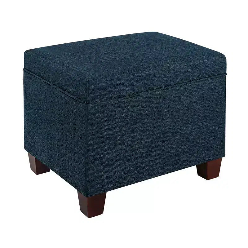 Pouf de rangement avec siège rembourré
