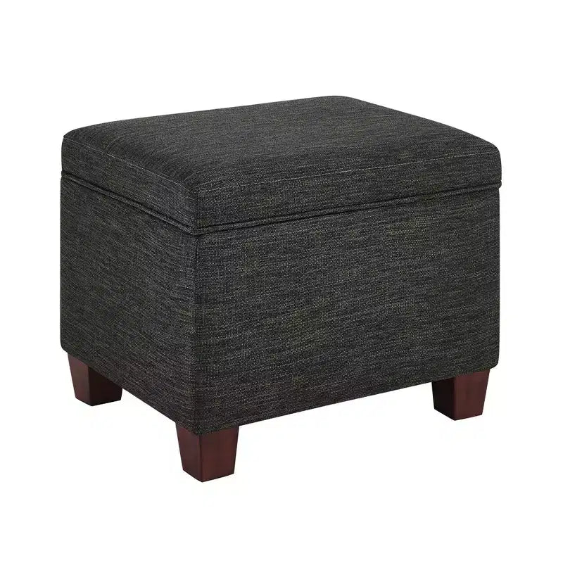 Pouf de rangement avec siège rembourré