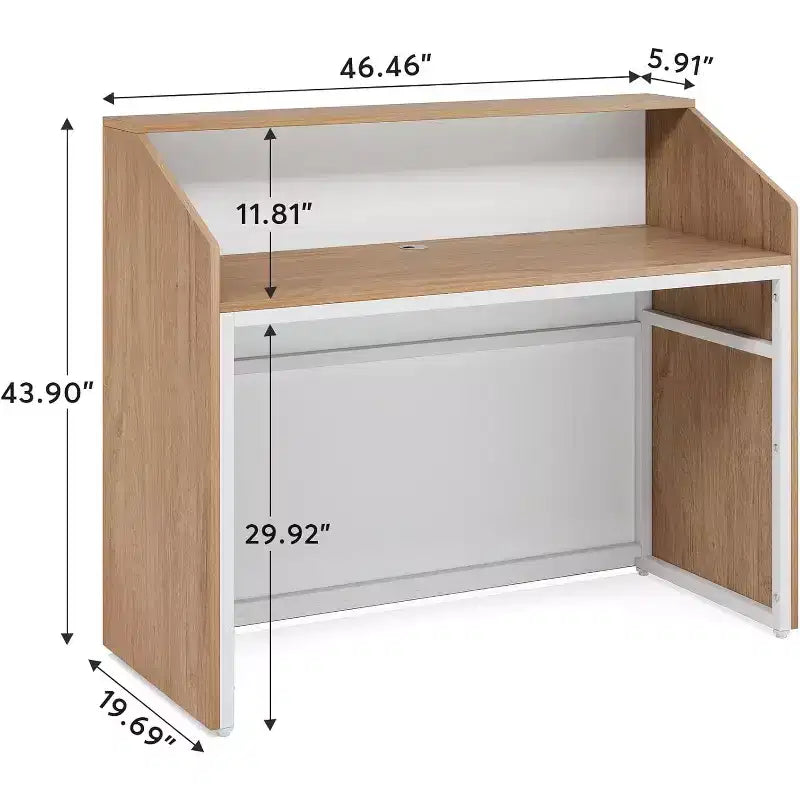 Comptoir d'accueil, réception de 120 cm