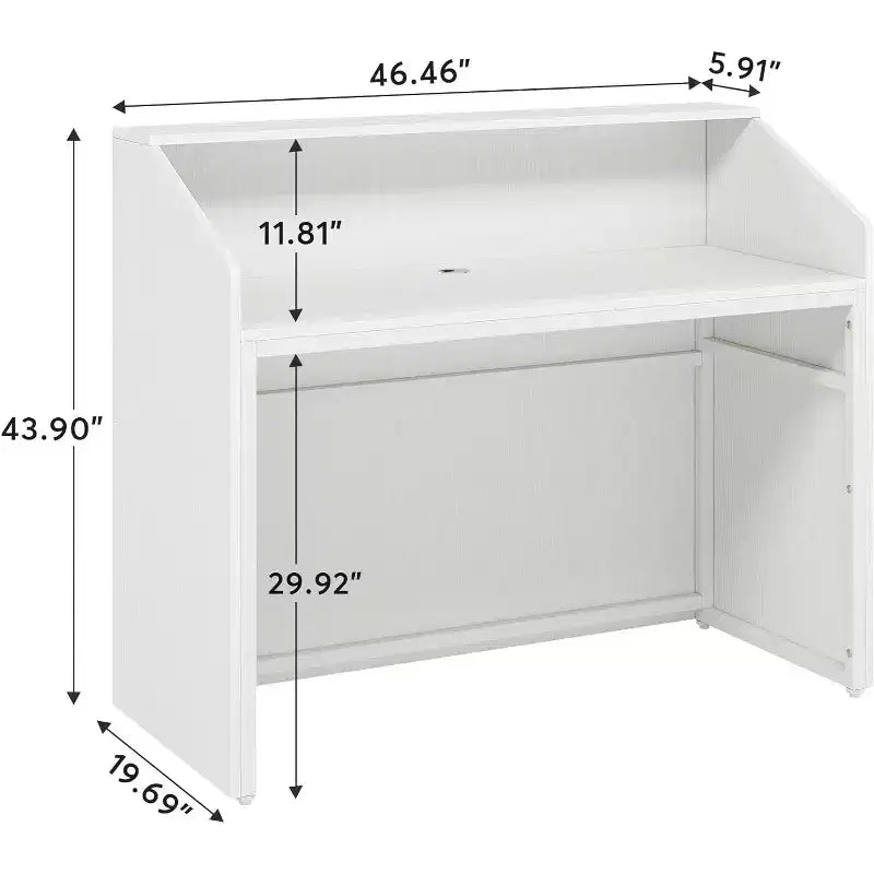 Comptoir d'accueil, réception de 120 cm