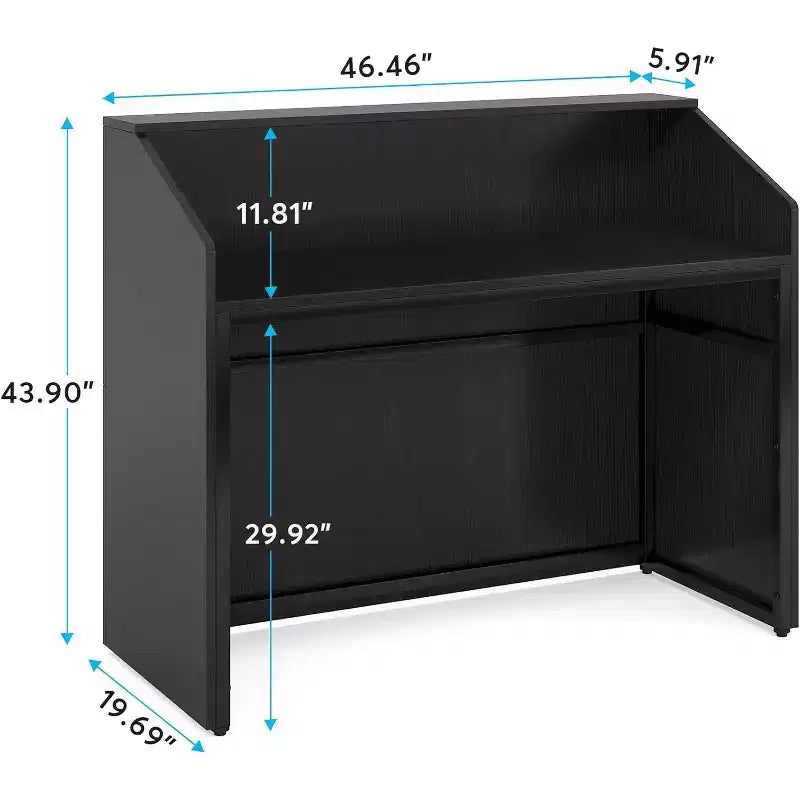 Comptoir d'accueil, réception de 120 cm